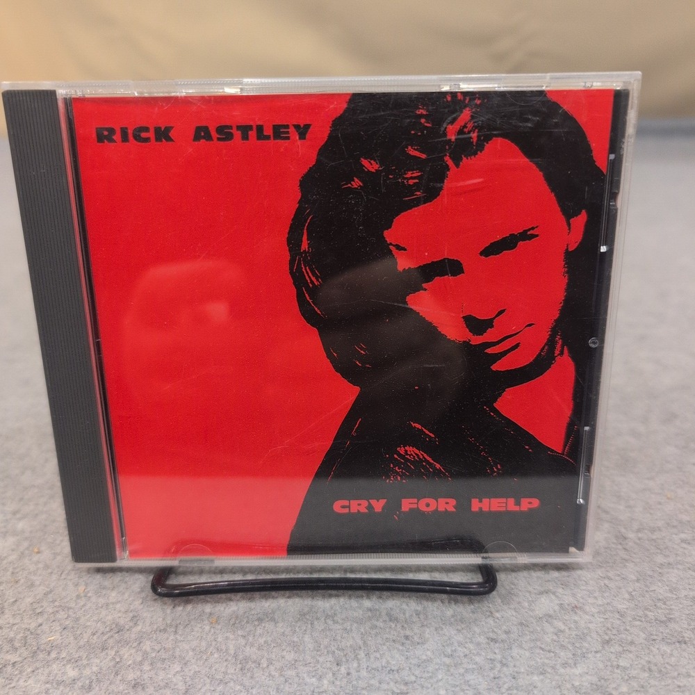 Rick Astley Cry For Help CD Single Promo 1991 2774-2-RDJ Extended Remix VG+ - Picture 1 of 2